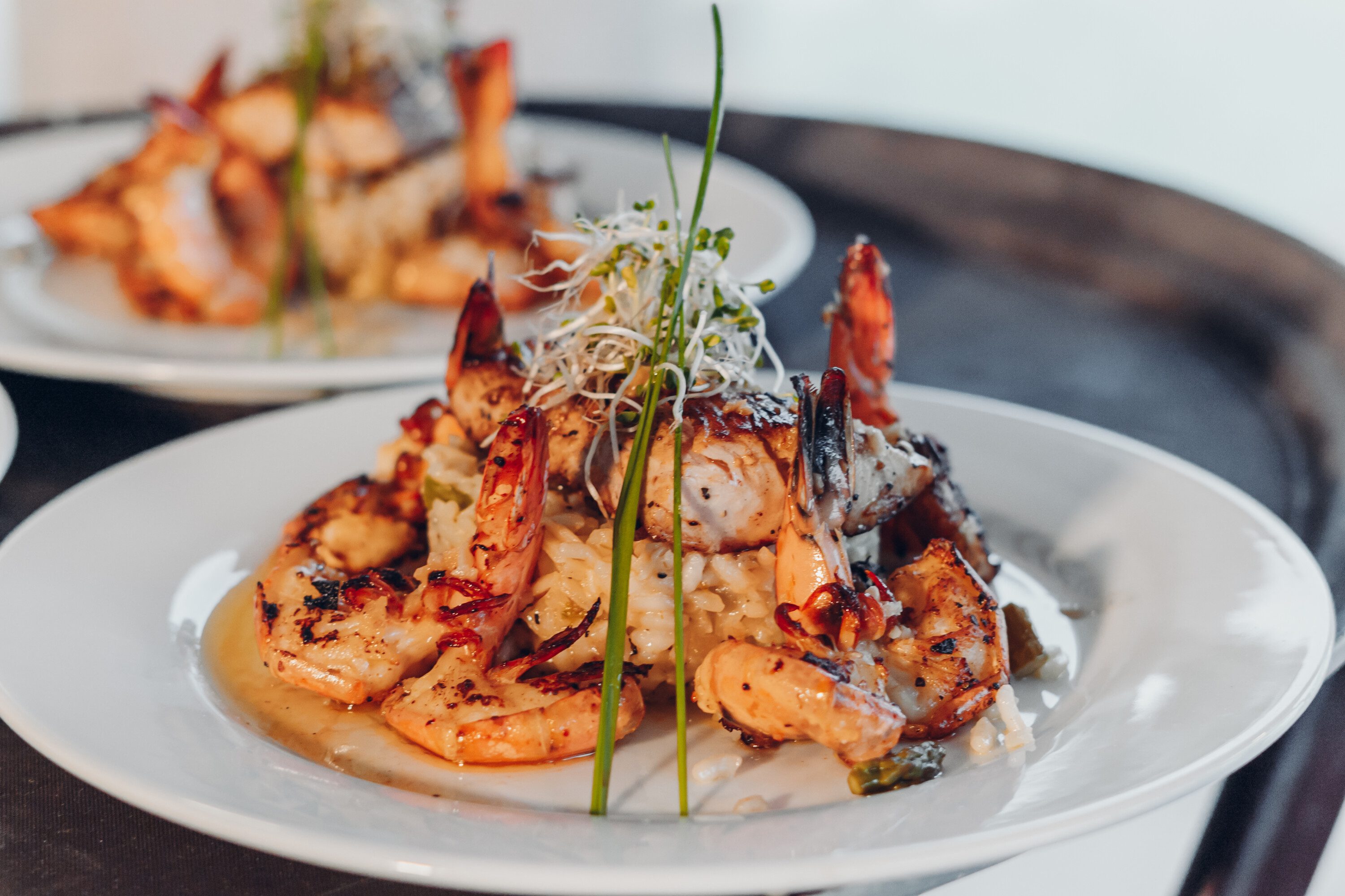 Plate of gambas